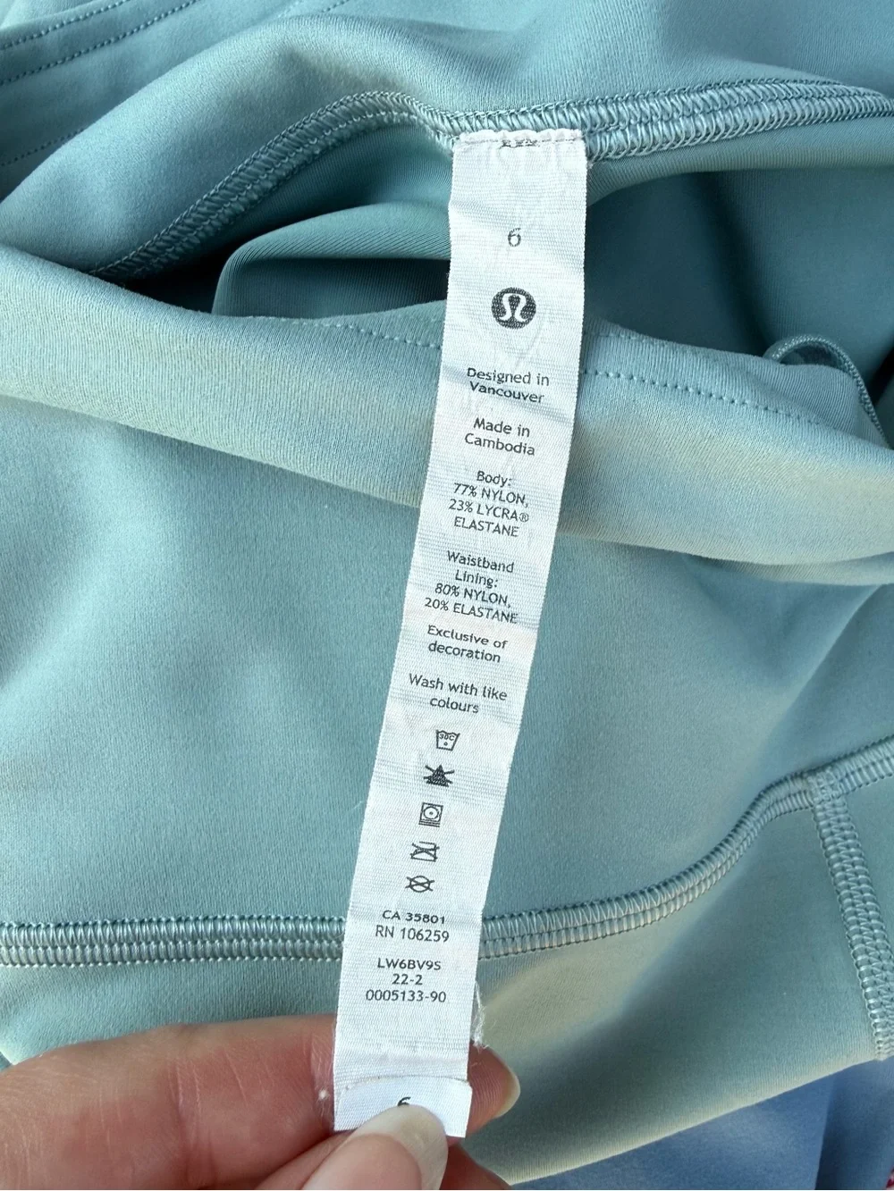 lululemon Align High-Rise Pant 25" mint green - Picture 8 of 8
